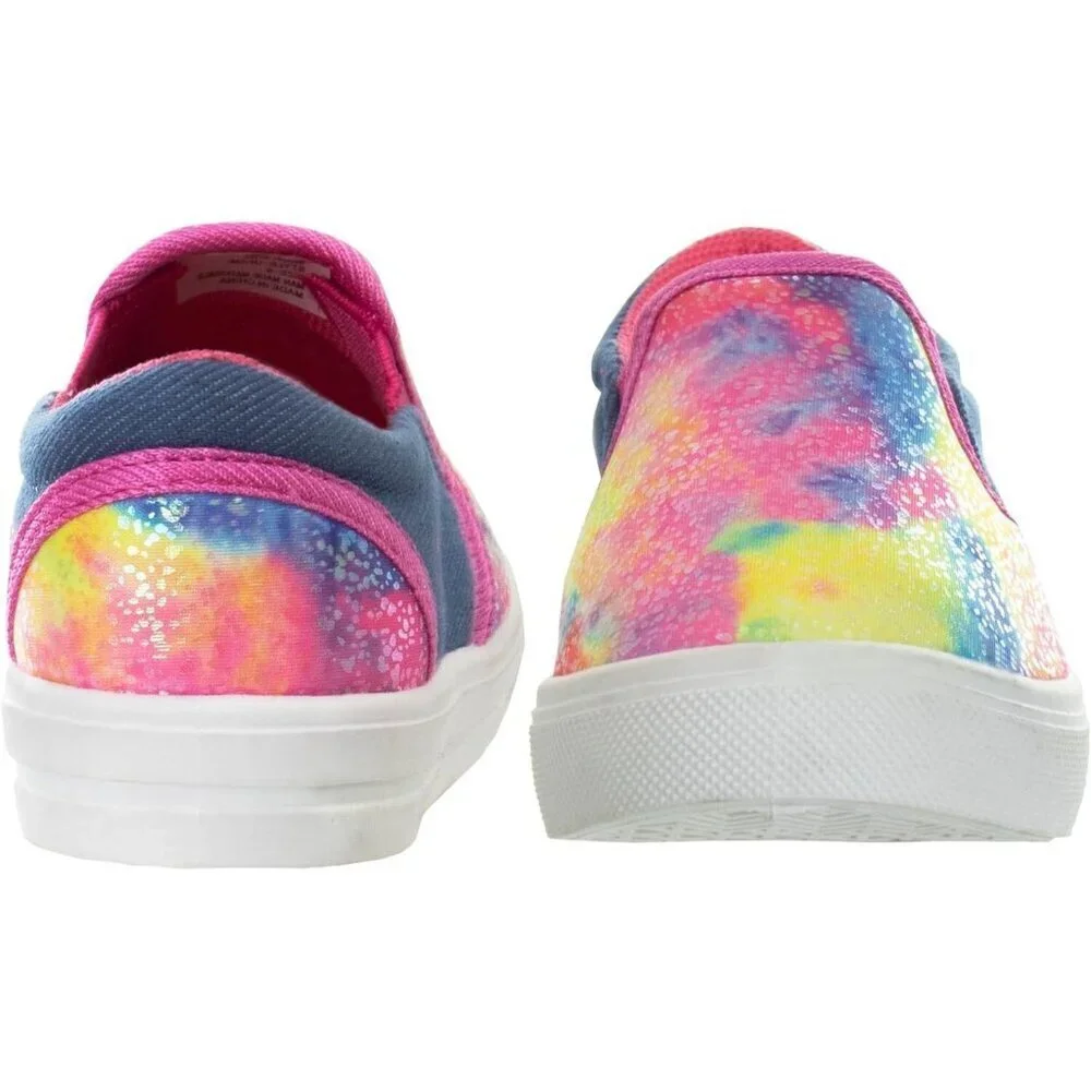 Sail Girl's Slip on Light-Weight Walking Sneakers Pink Toddler Size 5 Shoes